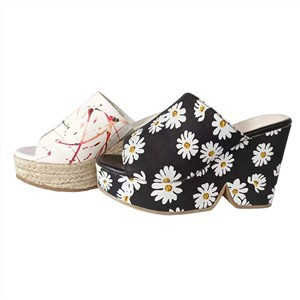 Espadrile sandali z zadrgo